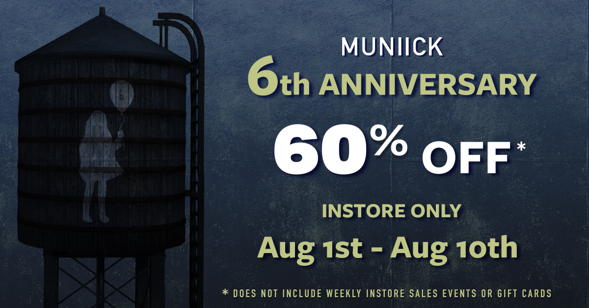 Celebrate Muniick’s 6th Anniversary with 60% Off!