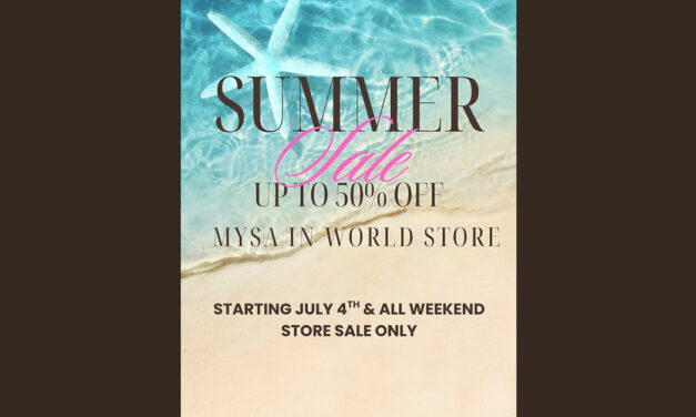 Summer Sale 50% Off this Weekend at Mysa Mainstore