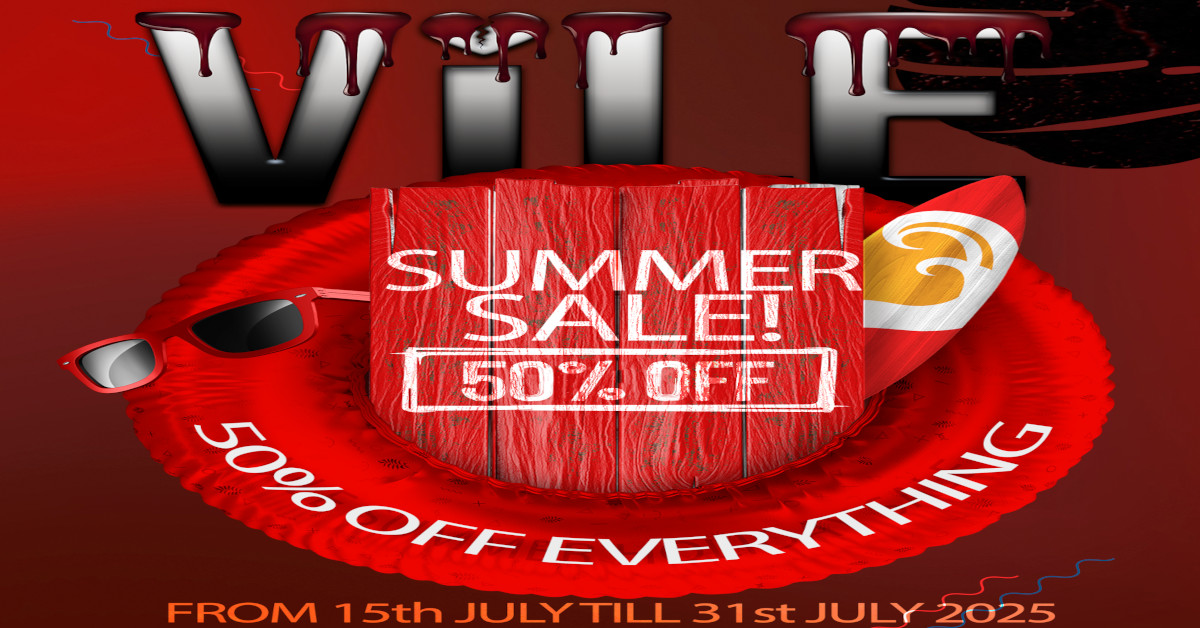 Summer Sale 50% Off Everything at Vile