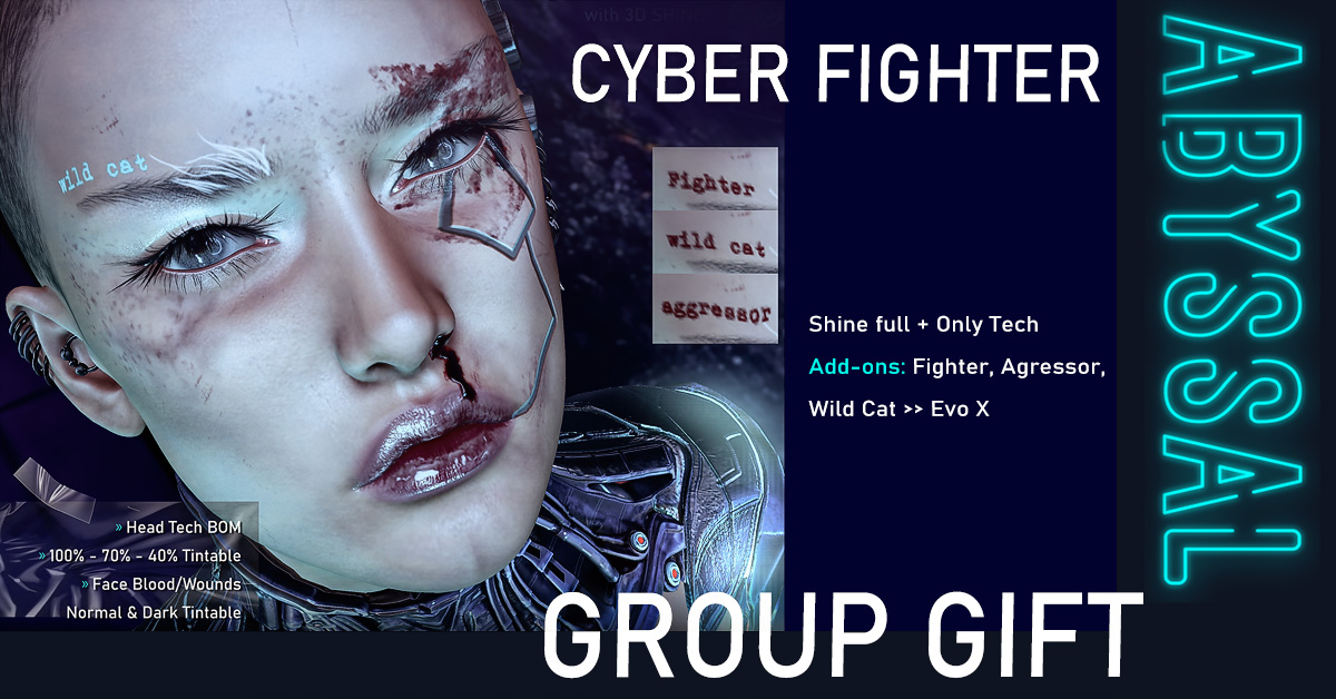 New Group Gift Cyber Fighter Face Tech at Abyssal