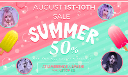Summer Sale 50% Off at Ayashi X Limerence