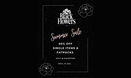 Summer Sale 50% Off at Black Flowers