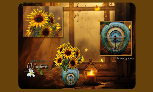 New Group Gift Sunflowers in Vase at CJ Creations