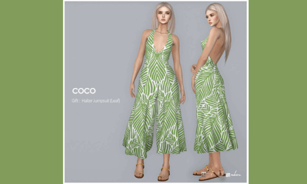 New Group Gift Halter Jumpsuit at Coco