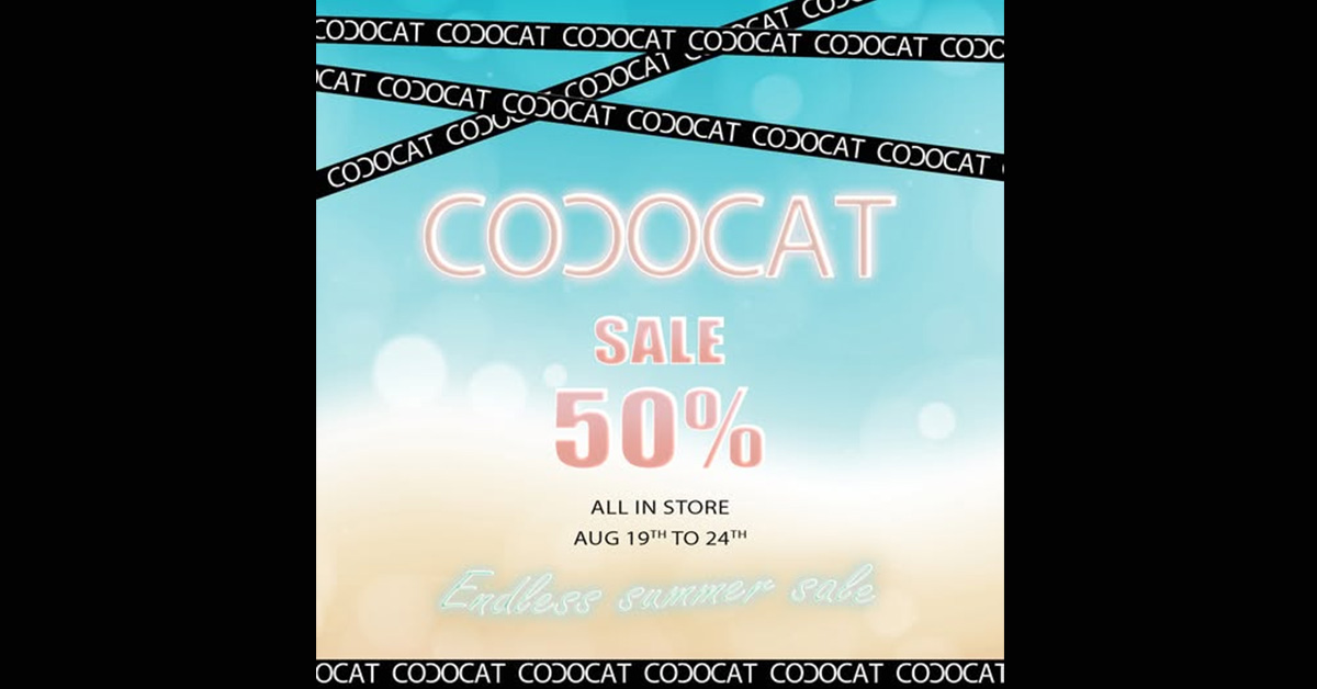Endless Summer Sale 50% Off Storewide at Cococat