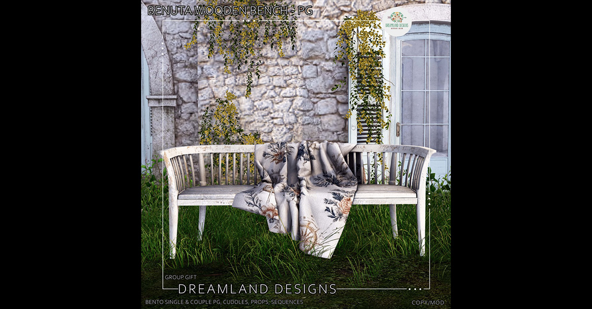 New Group Gift Benuta Wooden Bench at Dreamland Designs
