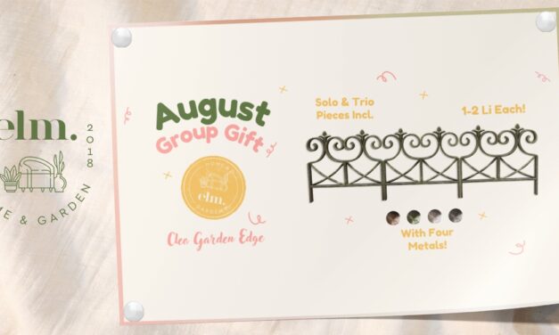 August Group Gift Cleo Garden Edge at Elm.