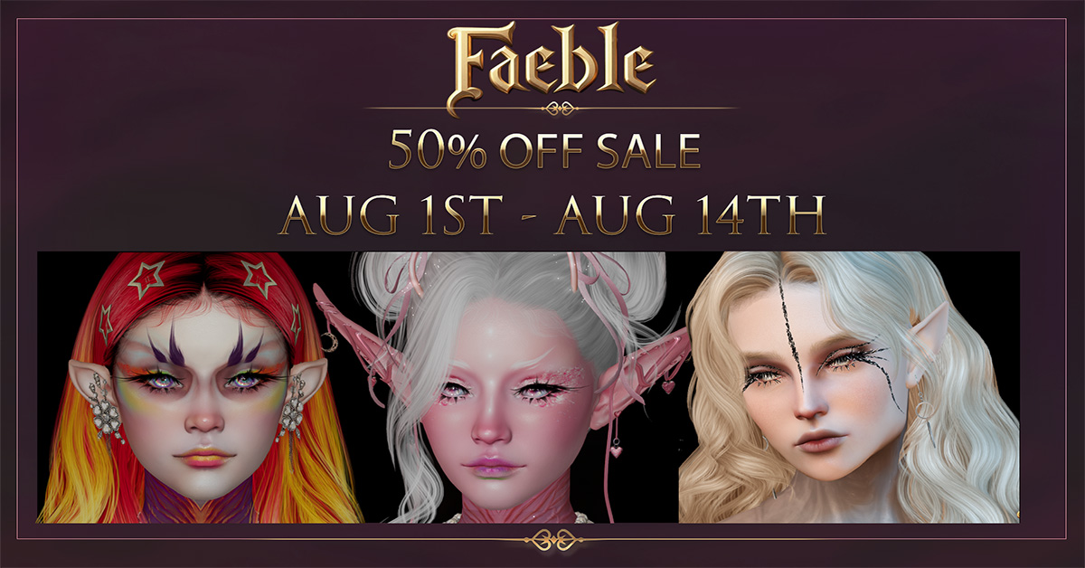 Fabulous Fantasy Makeup 50% Off at Faeble!