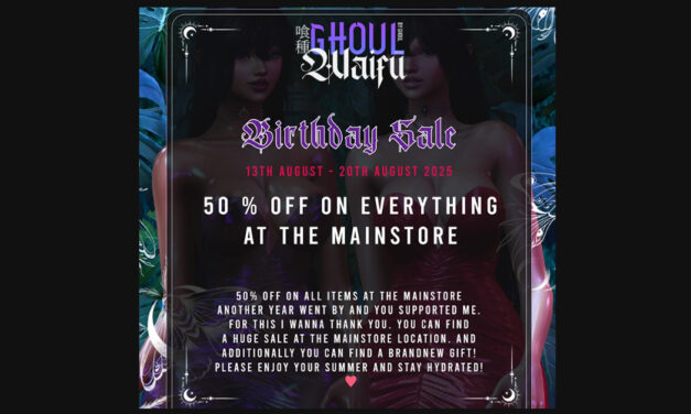 Birthday Sale 50% Off Everything at GhoulWaifu Mainstore