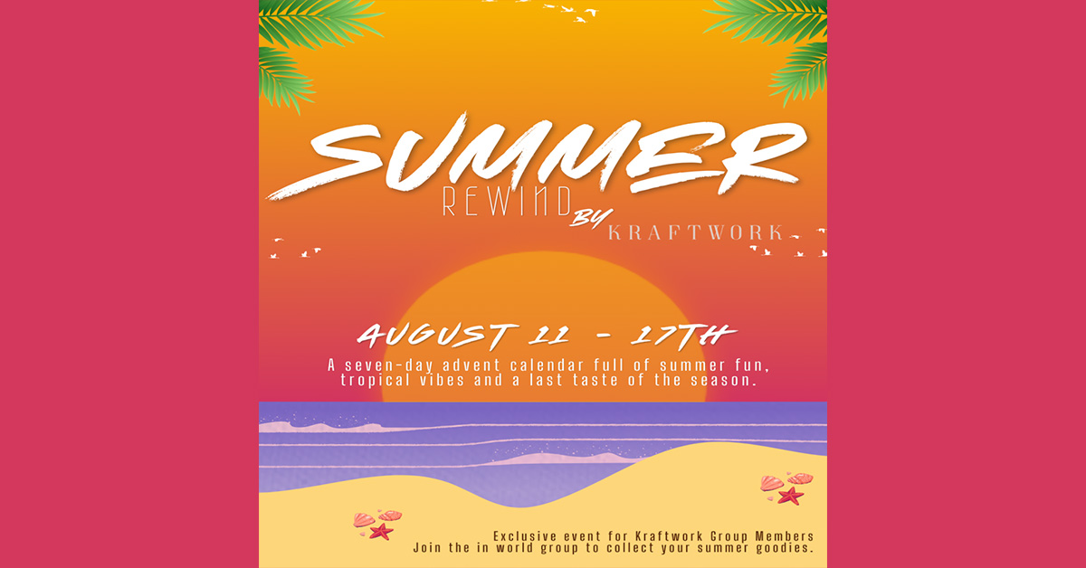 KraftWork 7 Days of Summer Gifts Starts August 11th!