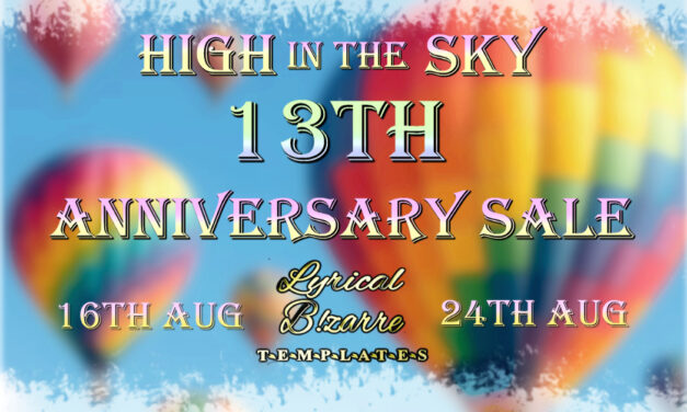 13th Anniversary Sale at Lyrical B!zarre Templates