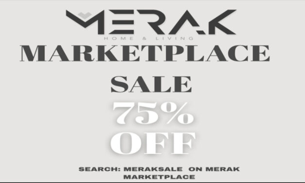 Limited Sale 75% Off Selected Items on Merak Marketplace