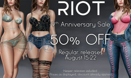 9th Anniversary Sale 50% Off at Riot Mainstore