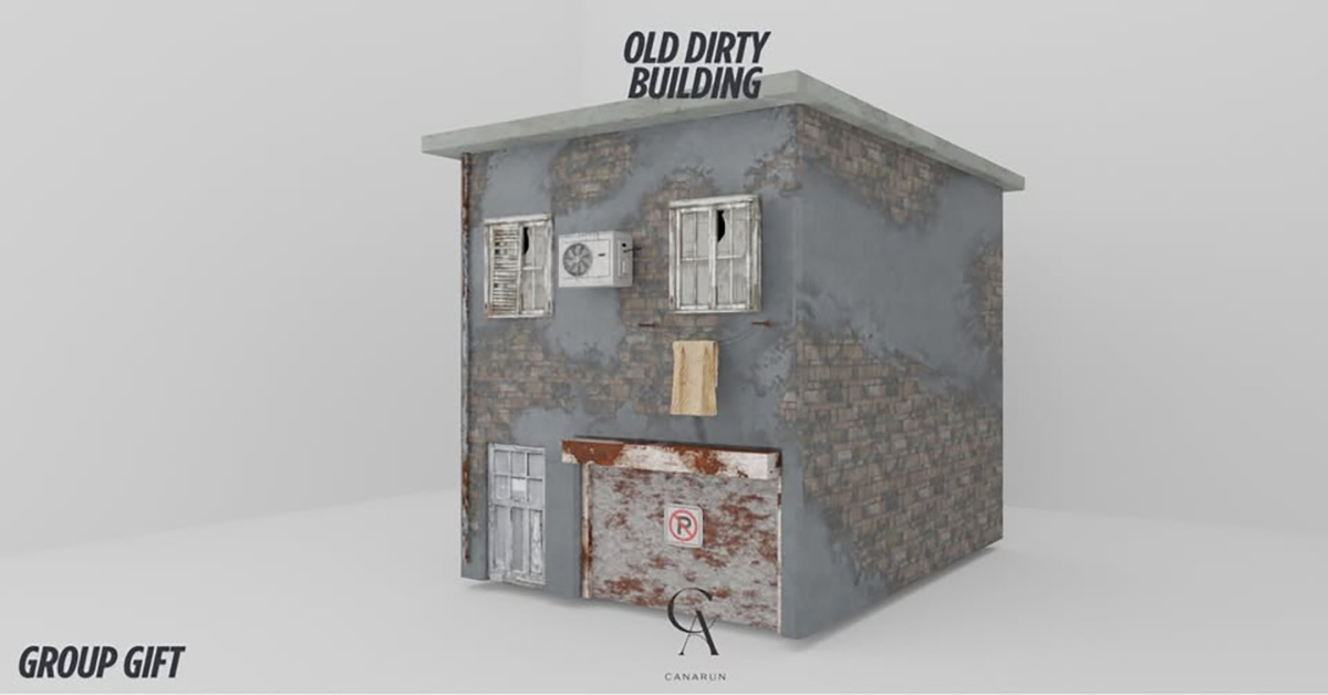 Group Gift Old Dirty Building at Canarun