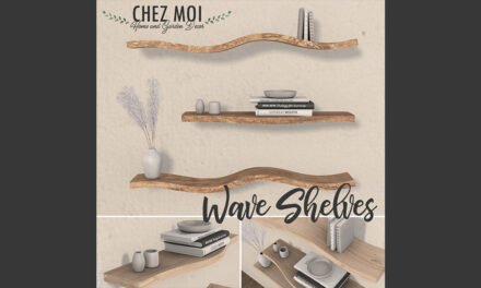 New Chez Moi Group Gift Wave Shelves