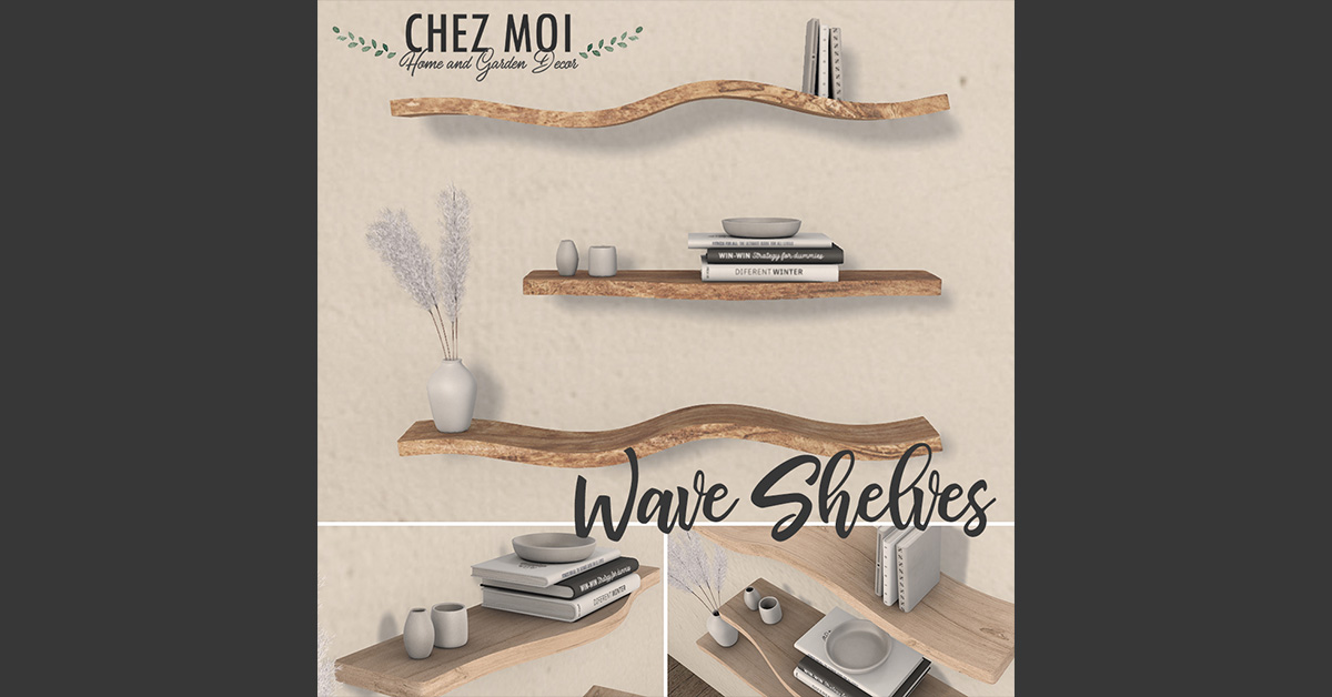 New Chez Moi Group Gift Wave Shelves