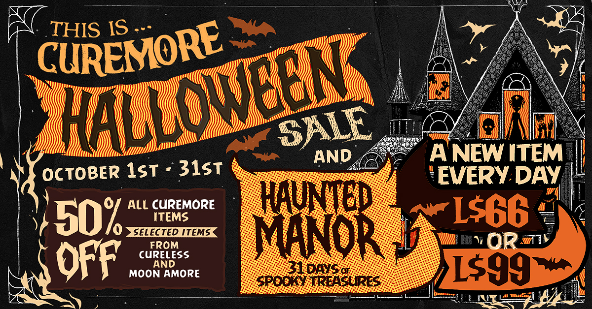 Curemore Halloween Sale & Haunted Manor Advent Calendar