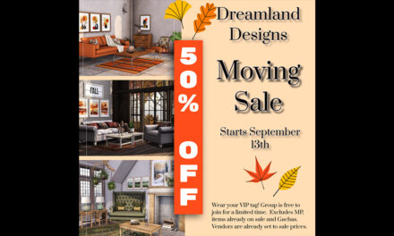 Dreamland Designs Moving Sale 50% Off !
