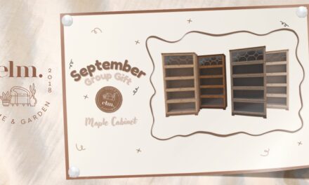 September Group Gift Maple Cabinet at Elm.