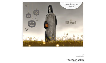 Group Gift Reaper Gravestone- Evergreen Valley Gardens