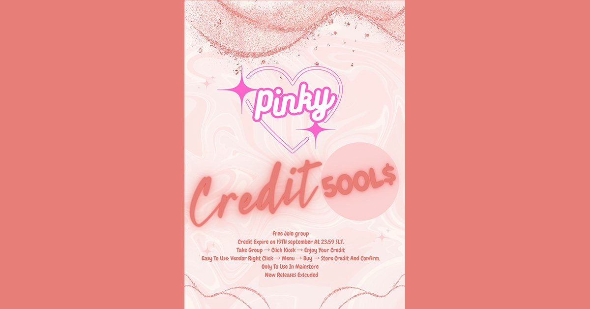 Group Gift 500L Store Credit at Pinky