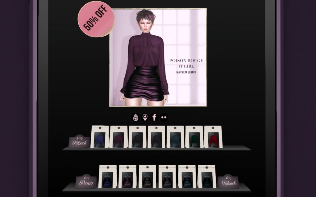 50% Off from Poison Rouge Only at The Outlet