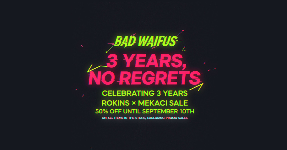 Rokins X Mekaci 50% Off Sale – Celebrating 3 Years!