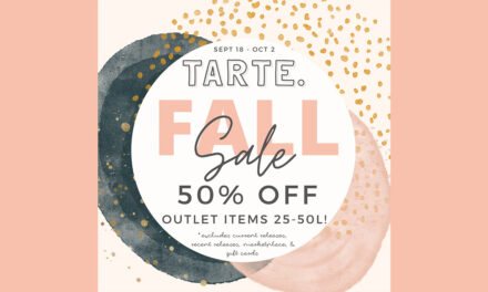 Tarte Fall Sale 50% Off Storewide & Outlet Items 25L – 50L