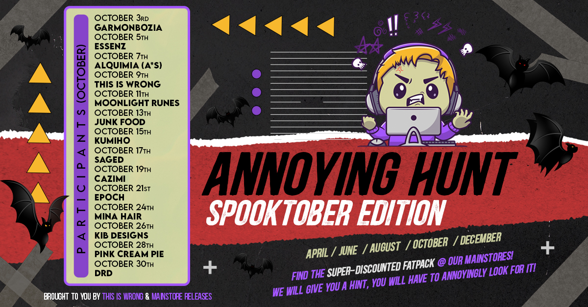 The Spooktober Edition of the Annoying Hunt is Here!