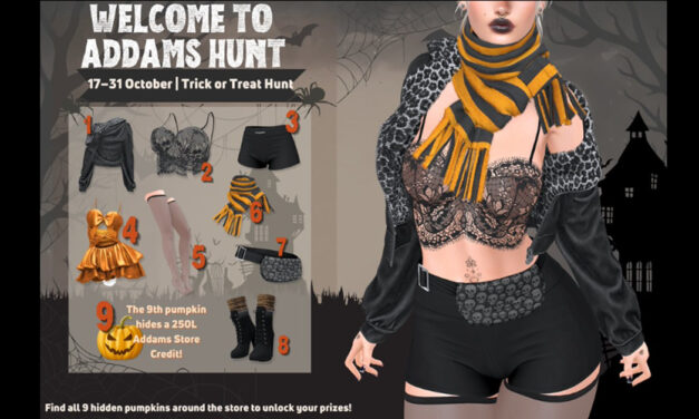 Show Your Spooky Style at the Addams Trick or Treat Hunt