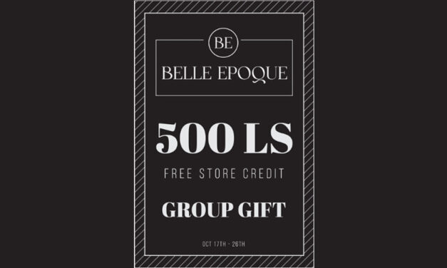 Group Gift 500L Store Credit at Belle Epoque