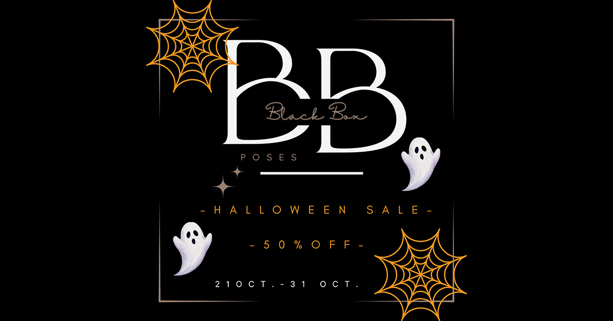 Black Box Poses Halloween Sale 50% Off!
