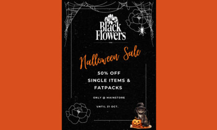 50% Off Halloween Sale at Black Flowers!