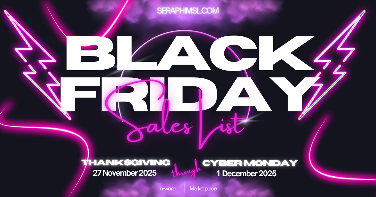 Seraphim’s Black Friday Sales List for 2025 is now OPEN!