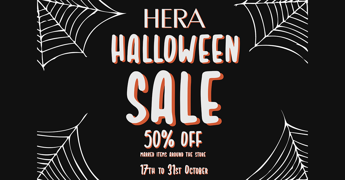Hera Halloween Sale 50% Off Marked Items