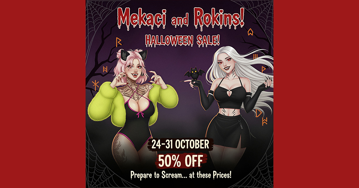 Screamingly Good Deals at the Mekaci and Rokins Halloween Sale