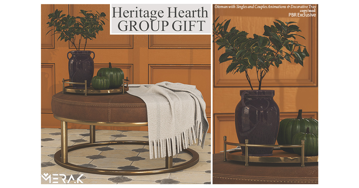 New at Merak – Heritage Hearth Group Gift