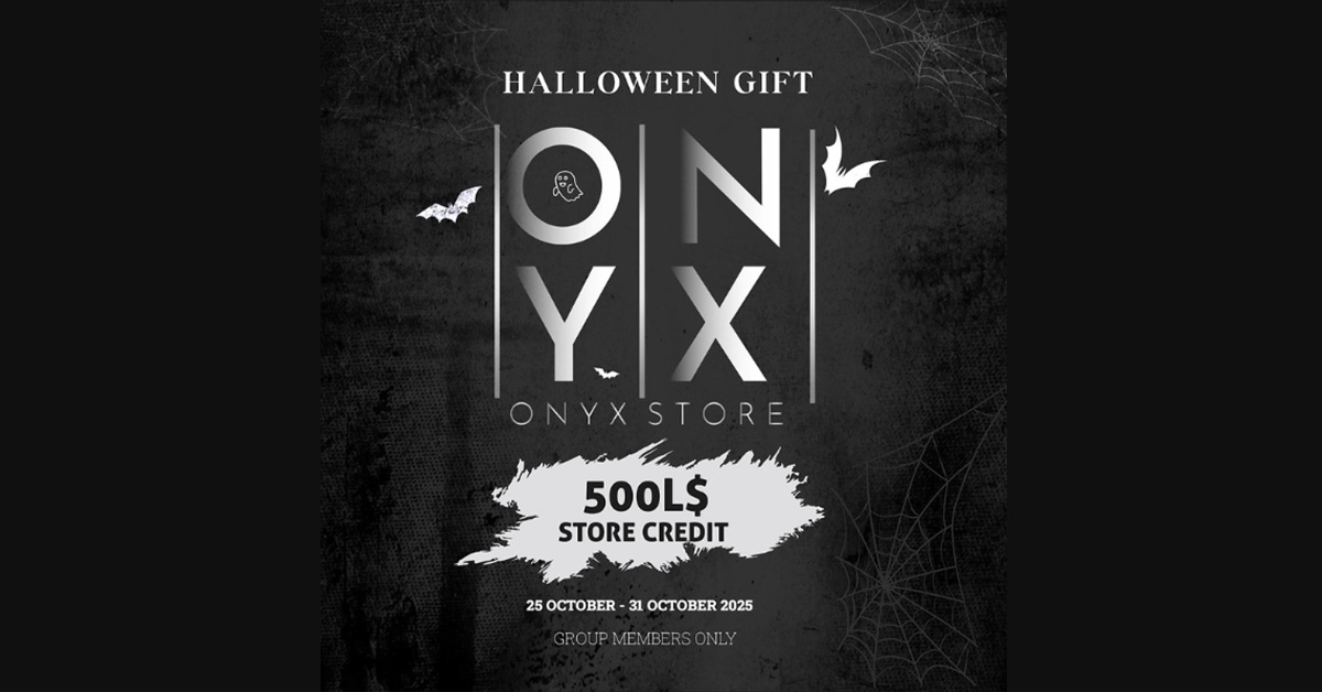 Halloween Group Gift 500L Store Credit at Onyx