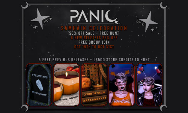 Paniq Samhain Celebration 50% Off Sale Plus a Free Hunt!