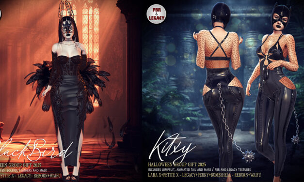 Halloween Group Gifts Black Bird and Kitxy at PurpleMoon