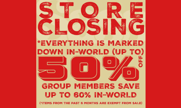 Store Closing Sale at Sass