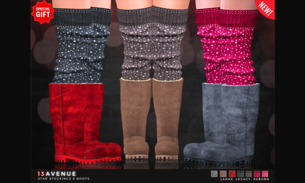 New Group Gift Star Stockings & Boots at 13 Avenue