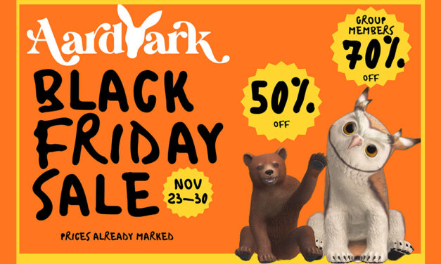 Aardvark Black Friday Sale 50% Off Storewide!