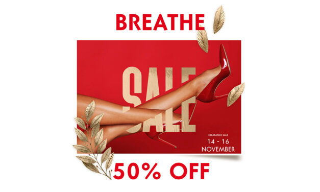 50% Off Storewide Sale at BREATHE-Timeless Since 2014