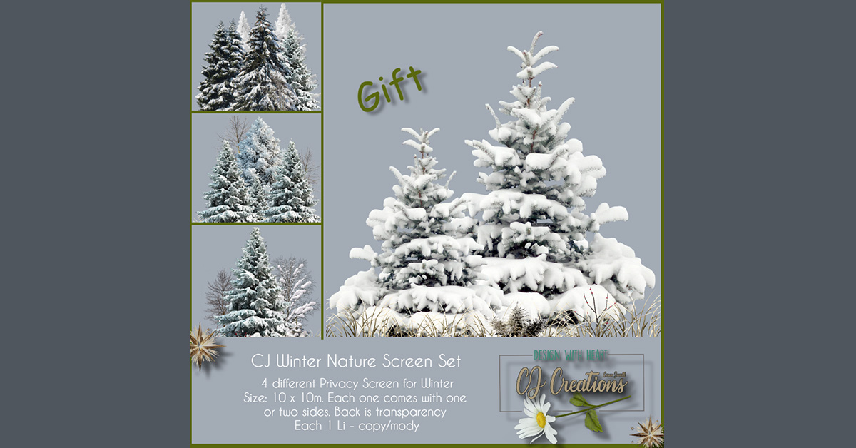 November Group Gift Winter Nature Screen at CJ Creations