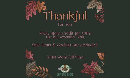 VIP Group Gift 250L Store Credit at Dreamland Designs