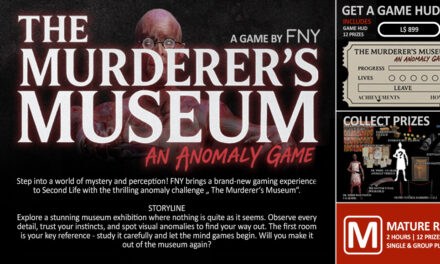 Limited Sale 50% Off The Murderer’s Museum by FNY Designs – Marketplace Only