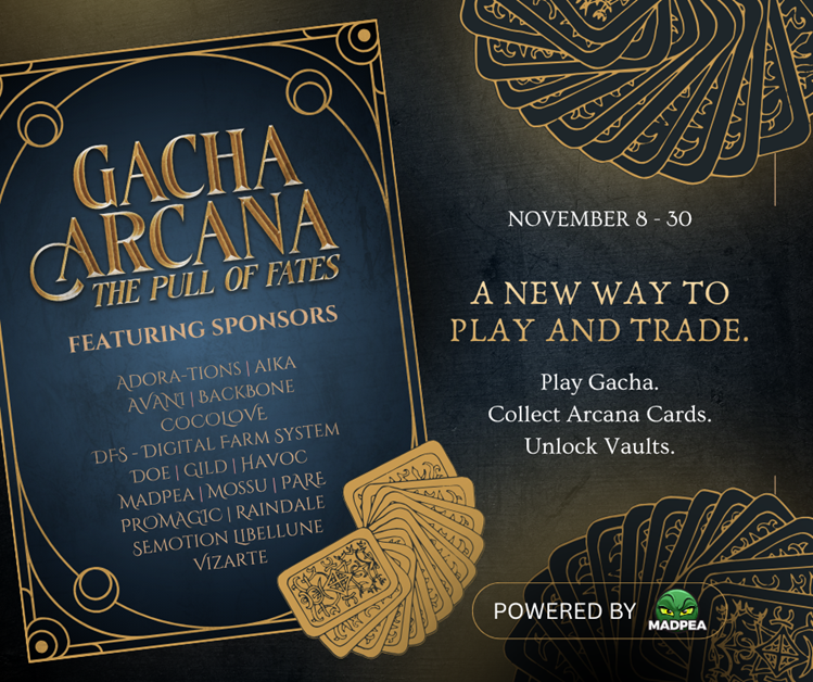 The Pull Of Fates Awaits You At MadPea Presents: Gacha Arcana!