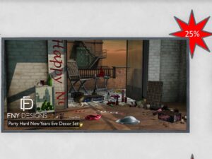 Party Hard New Years Eve Decor