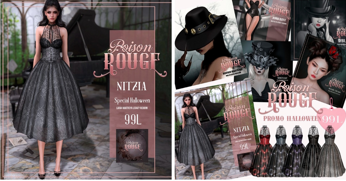 Nitzia Halloween Dress Sale 99L at Poison Rouge